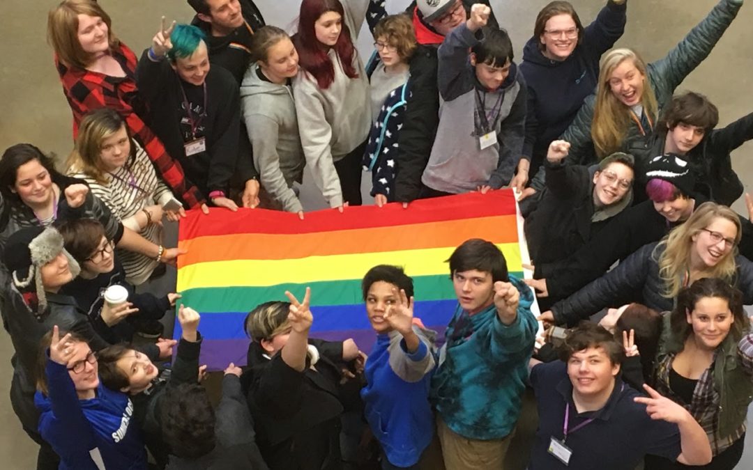 We help queer youth transform their anger into action.