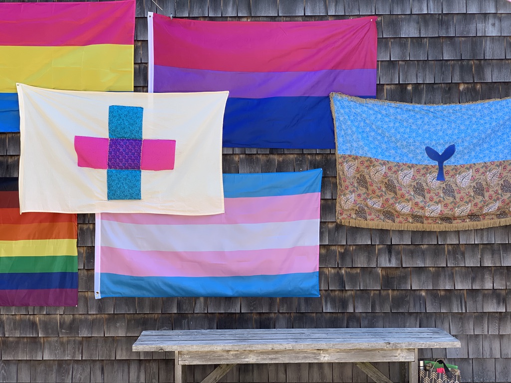 Pride Flags at Haystack