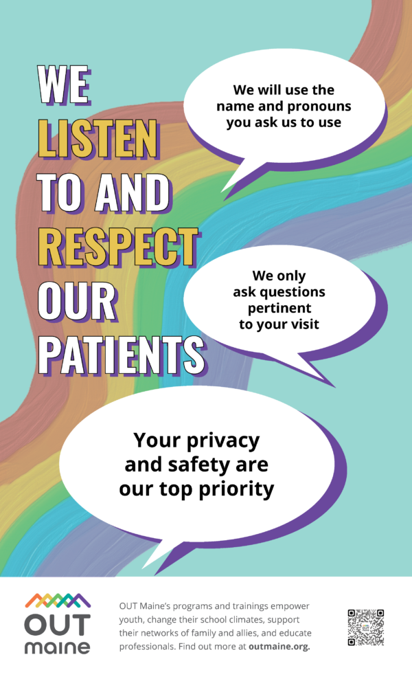 We Listen To And Respect Our Patients Poster