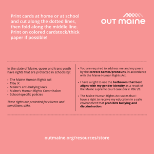 Queer and Trans "Know Your Rights" Cards - DOWNLOAD
